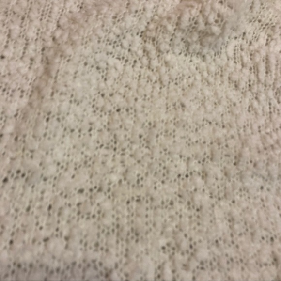 Juniors White Popcorn Sweater Hoodie - Picture 2 of 3